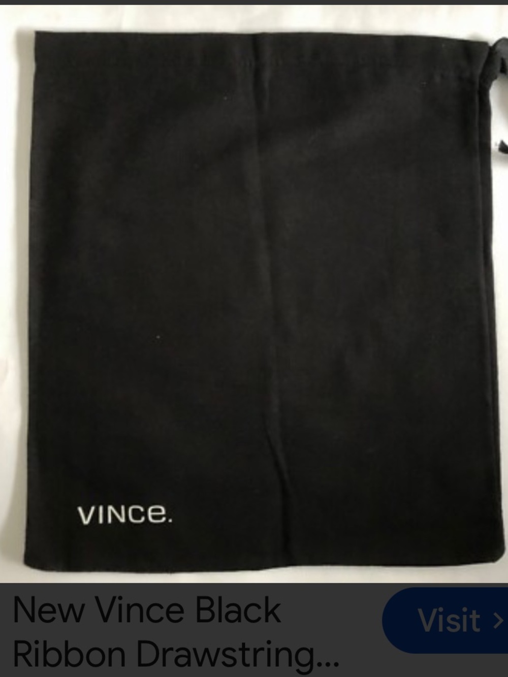Vince dust bag